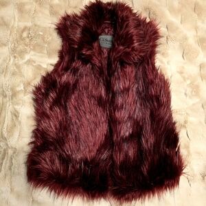 CI SONO WOMEN'S FAUX FUR VEST